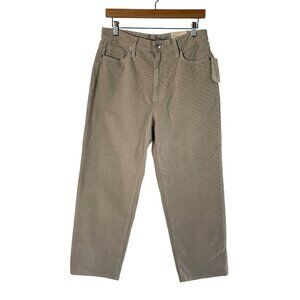 Universal‎ Thread Pants Womens Sz 8 Sand Beige Vintage Straight Corduroy Stretch